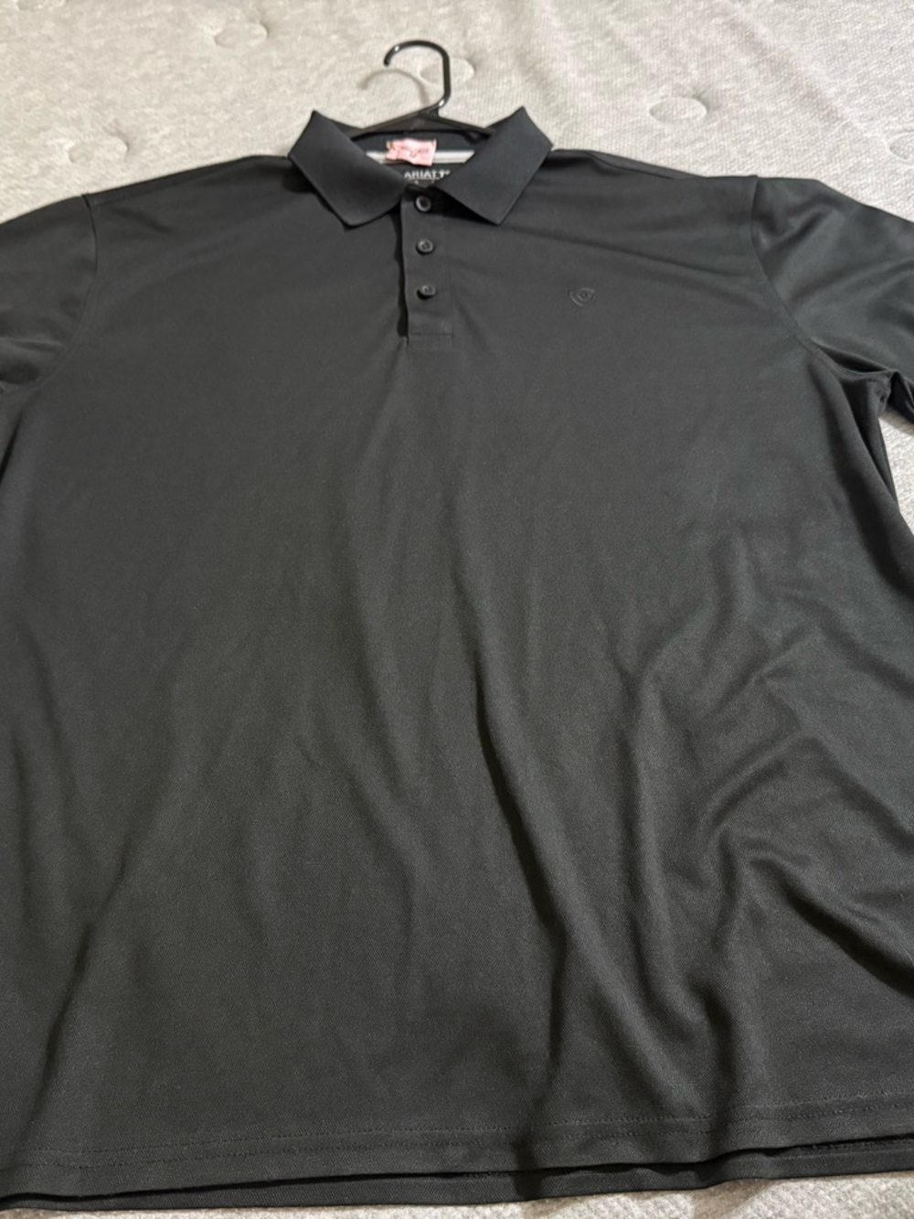 Ariat Men's Black Short-Sleeve Performance Polo